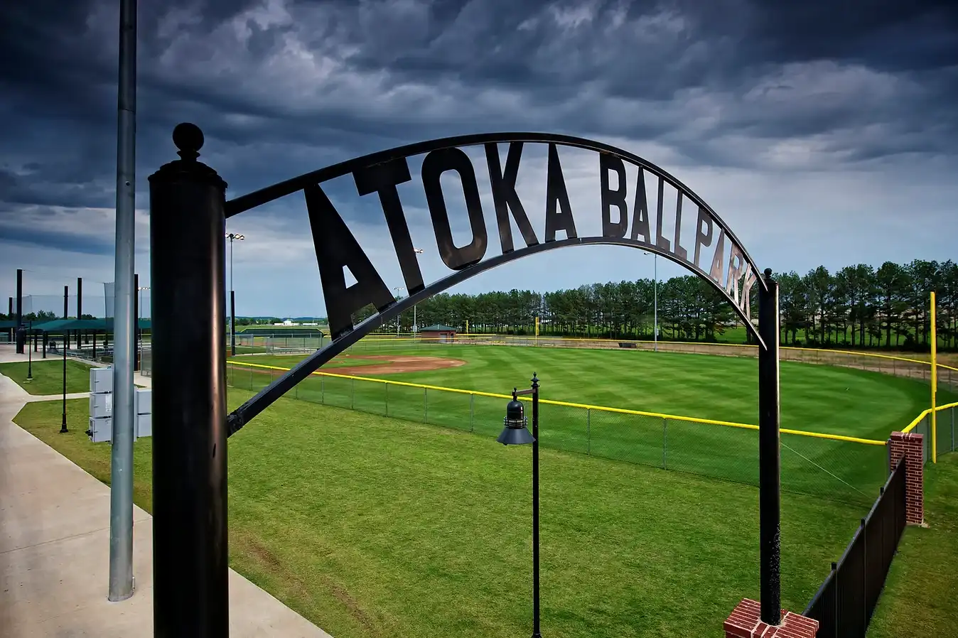 Ballpark Sign, Atoka Sports Complex, Atoka, OK